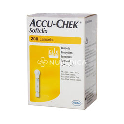 ACCU-CHEK SOFTCLIX, LANCETAS ESTERILES PARA PUNCION CAPILAR C/200 - NUBÉDICA