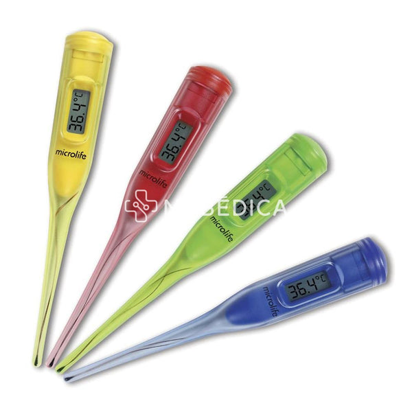 TERMOMETRO MT50, RIGIDO TIPO PLUMA DE COLORES, MICROLIFE - NUBÉDICA